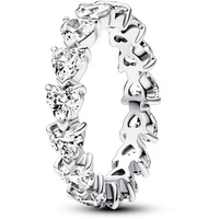 Pandora Timeless Herzreihe Ewigkeits-Ring aus Sterling Silber mit Cubic