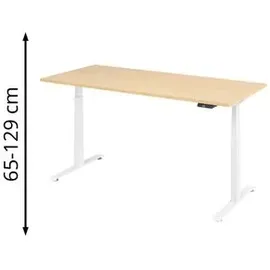 baselite Schreibtisch BaseLite Ahorn / Weiß