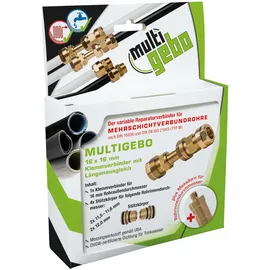 Gebo - Multi Reparaturkit Universal Reparatur Verbundrohr 20x20mm Längenausgleich