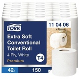 TORK Toilettenpapier Premium Extra Soft 4-lagig, 42 Rollen