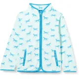 Playshoes Fleece-Jacke Pferde, in Türkis | Gr.: 74
