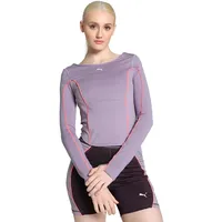 Puma Unisex Cloudspun Ls T-Shirts, Blasse Pflaume, XL