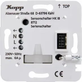 Kopp 871200010 Unterputz-Leistungsteil, Serienschalter