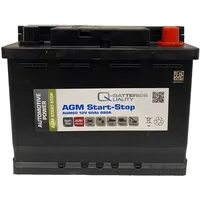 Quality Batteries Q-Batteries Start-Stop Autobatterie AGM60 12V 60Ah 680A