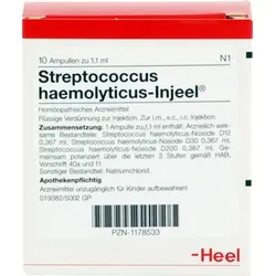 STREPTOCOCCUS HAEMOLYTICUS Injeel Ampullen 10 St