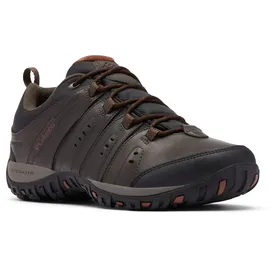 Columbia Woodburn II WP wasserdichte Wanderschuhe für Herren, Braun (Cordovan x Cinnamon), 40.5 EU