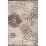 XXXLutz Outdoorteppich Floral, Creme, - 160x230 cm