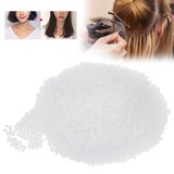 100g Haarverlängerung Granulat, Transparentes Granulat Hot Fusion Extension Kleberwulst Zubehör für Das Rebonden von Extensions