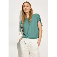 Cecil Shirtbluse mit Knotendetail grün L