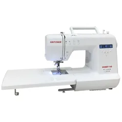 Gritzner Hobby 140, Weiß, Halbautomatische Nähmaschine, Overlock, Elektro
