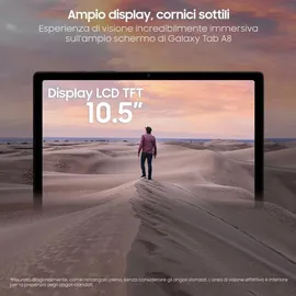 Samsung Galaxy Tab A8 10,5" 32 GB Wi-Fi Silber