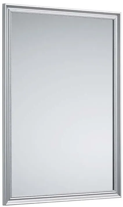 Wandspiegel Badspiegel Hängespiegel Flurspiegel silber verziert H 70cm