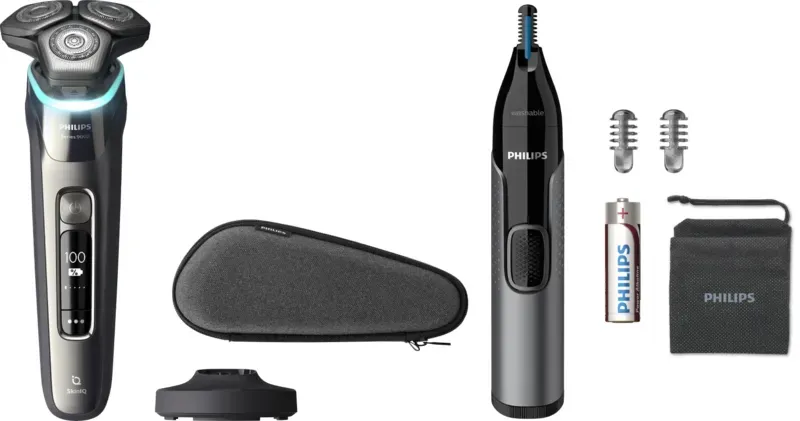 Preisvergleich Produktbild Philips Shaver Series 9000 S9974/35 + Nasenhaartrimmer