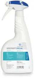 Dr. Schumacher DESCOSEPT SPEZIAL Schnelldesinfektion, Alkoholfreies Schnelldesinfektionsmittel, 750 ml - Sprühflasche