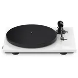 Pro-Ject E1 BT Audio-Plattenspieler mit Riemenantrieb Schwarz, Weiß)