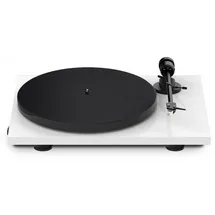 Pro-Ject E1 BT Audio-Plattenspieler mit Riemenantrieb Schwarz, Weiß)