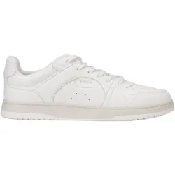 HUGO Herren Sneaker - Hadrian Tenn pugr, Turnschuh, beschichtetes Textilgewebe Weiß EU 43