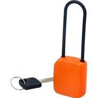 KS Tools Absperr-Vorhängeschloss, orange, Verbundmaterial, 76 mm