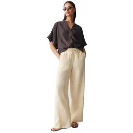 Opus Mileni Resort Wide Leg Hosen Weiß 42