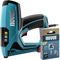 Novus Tools 031-0369 Elektrotacker Klammerntyp Typ 37, Typ 53 Klammernlänge 6 - 14mm