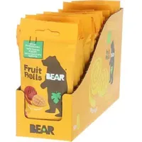 BEAR Trockenfrüchte Fruit Rolls Mango, Fruchtleder, 18 Pack, 360g