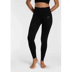 Sporthose »Sportleggings«, Leggings mit nahtlosem Design, perfekt zum Workout, Gr. S - N-Gr, BLACK, , 17187516-S N-Gr