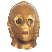Rubie ́s Verkleidungsmaske Star Wars C-3PO - Halloween Fasching Kostüm Maske, Lizenzierte Star Wars Maske