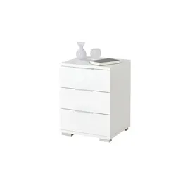 Sconto Nachtschrank NAKO 46 x 42 x 61 cm Weiß