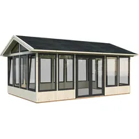 Palmako Pavillon Isabella 22,2 m2 - 90 mm naturbelassen