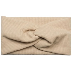 styleBREAKER Haarband, 1-tlg., Feinripp Haarband gedreht beige
