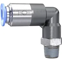 Riegler L-Steckverschraubung selbstabsperrend r 1/8 außen