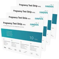 EUROPAPA® Healthcare 40 Stück ultraempfindlicher Schwangerschaftstest - Schwangerschaftstest Frühtest - Pregnancy Test - Frühschwangerschaftstest (40 Stück)