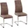 Hti-Living Schwingstuhl SallyC Polyester braun 2er