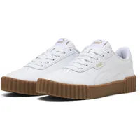 Puma Carina 3.0 Sneaker White Gold-Gum, 40 EU