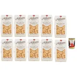 10x La Molisana Orecchiette Pugliesi N. 30 Pasta Lenta Lavorazione Teigwaren aus Hartweizengrieß Bronze-Zeichnung 500g + Italian Gourmet Polpa 400g