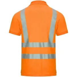 Nitras Motion Tex Viz Warn-Poloshirt 2XL neonorange