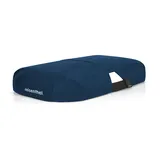 reisenthel carrybag Cover Dark Blue - Schutzhülle für Einkaufstaschen, einfach zu platzierendes Gummiband, Befestigung am Griffgelenk, hochwertiges Polyester, wasserabweisend