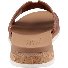 SKECHERS Desert Kiss Low Peak Look Schiebe-Sandalen, Chestnut, 37