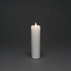Konstsmide LED Echtwachskerze 17.8 cm weiß