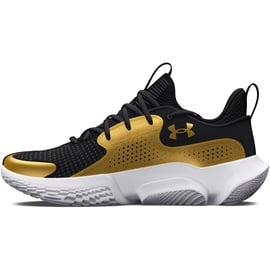 Under Armour Flow FUTR X 3 Basketballschuhe 001 black/black/metallic gold 44.5