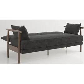 Playboy Schlafsofa 3-Sitzer Grau