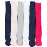 TupTam Strumpfhose Mädchen Bunt Gemustert 6er Pack – Warme Strickstrumpfhosen für Herbst und Winter, Farbe: Farbenmix 11, Größe: 80-86 - 80-86