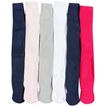 TupTam Strumpfhose Mädchen Bunt Gemustert 6er Pack – Warme Strickstrumpfhosen für Herbst und Winter, Farbe: Farbenmix 11, Größe: 80-86 - 80-86
