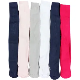 TupTam Strumpfhose Mädchen Bunt Gemustert 6er Pack – Warme Strickstrumpfhosen für Herbst und Winter, Farbe: Farbenmix 11, Größe: 80-86 - 80-86