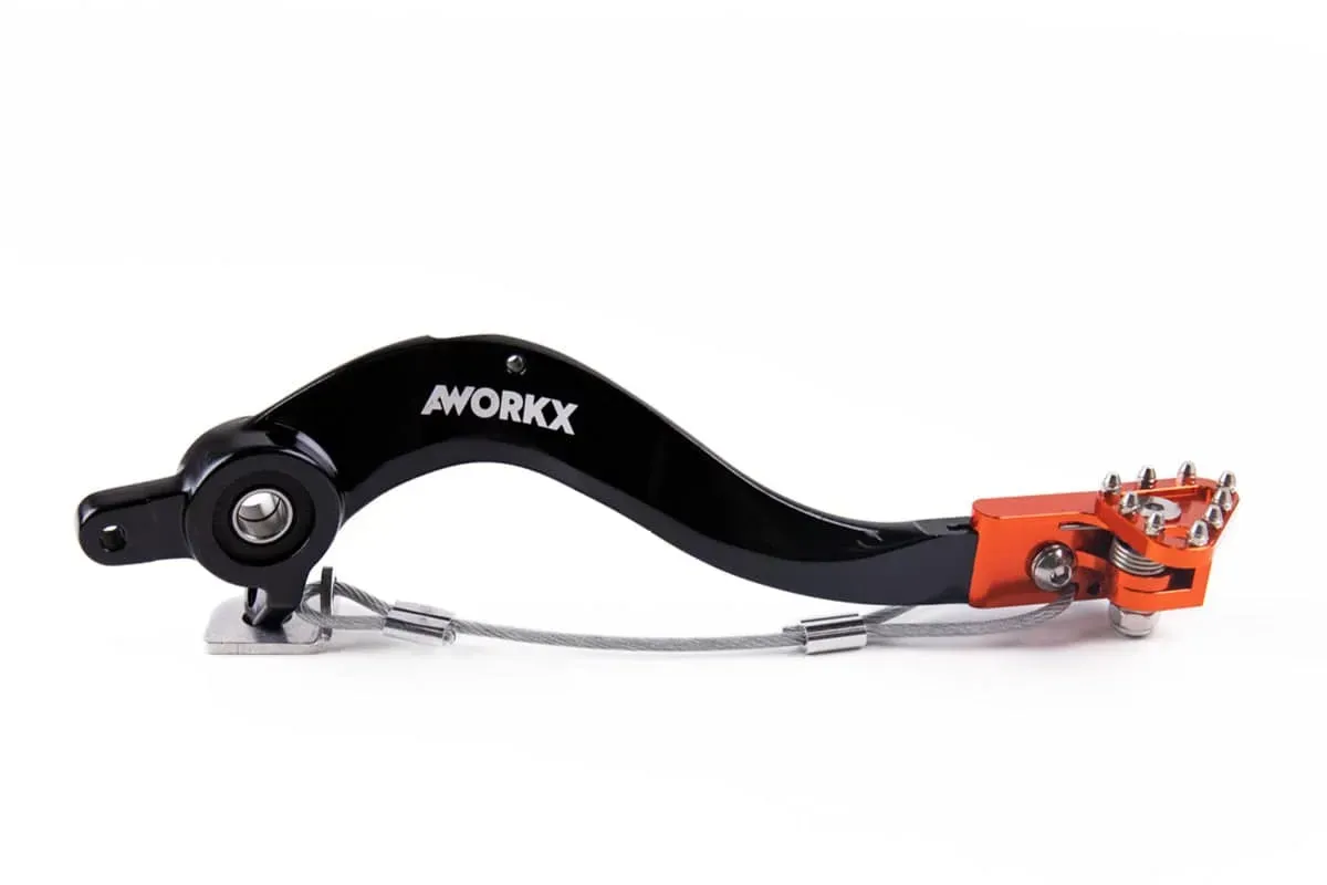 AWORKX Hinterradbremspedal - orange