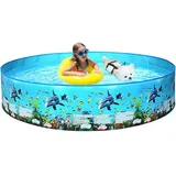 Faltbarer Hundepool  Welpenpool, Nicht Aufblasbarer, Faltbarer Kinderpool, Tragbare Haustierbadewanne, Für Den Innen- Und Außenbereich