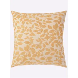 Kissenhülle Gr. 1, braun (honig), B:38cm L:38cm, Kunstfaser, Polyacryl, Kunstfaser, Polyester, 57% Polyester, 43% Polyacryl, Kissenbezüge