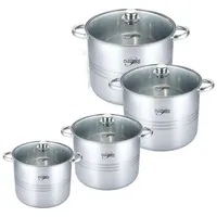 COFI cofi1453 Topf-Set 8-tlg. 16 cm + 18 cm + 20 cm + 24 cm