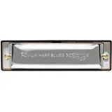 Stagg 17467 Blues Mundharmonika (F-Dur, 20x Töne, Kanzellenkörper: Kunststoff)