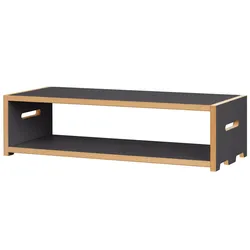Tojo - hochstapler Regalsystem, Grundmodul niedrig, anthrazit